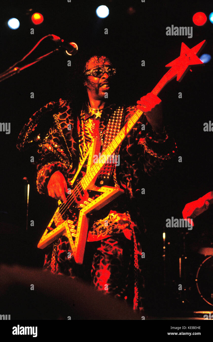 Bootsy Collins performs live on stage at Capitol on June 3, 1998 in