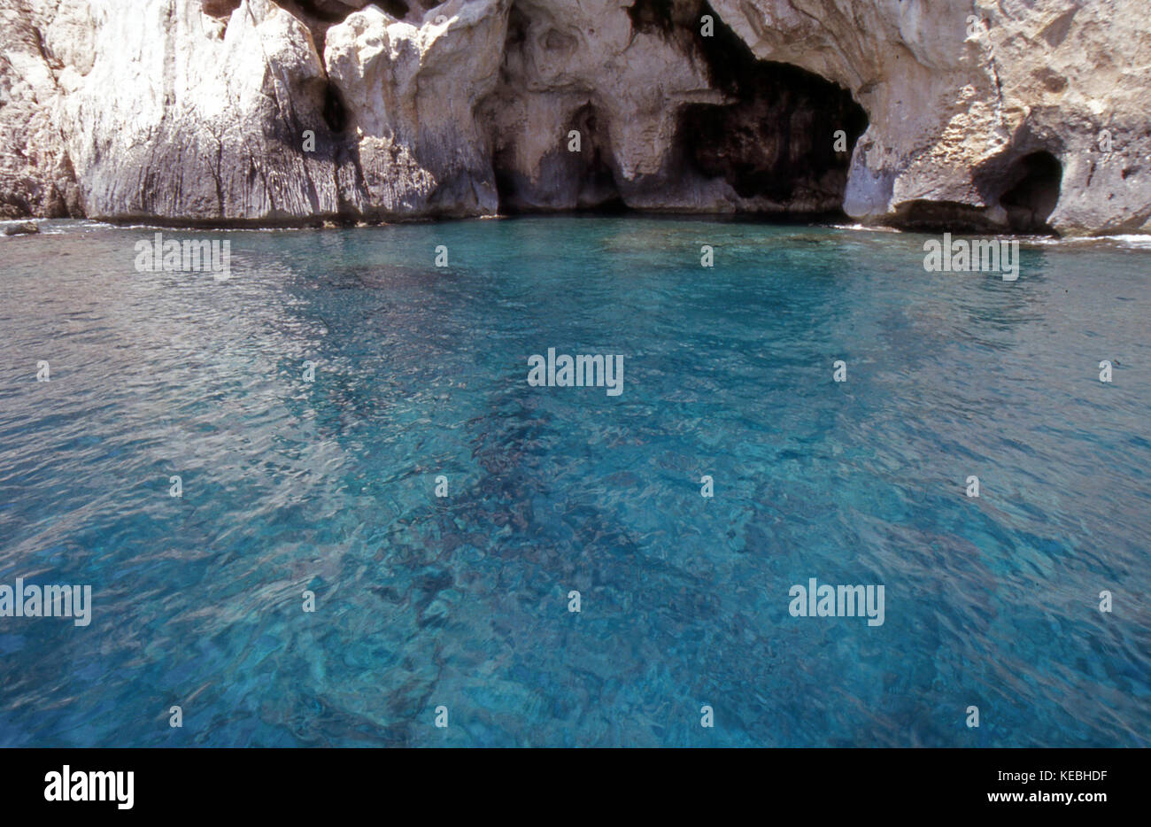 Tavolara Island, Sardinia. The Pope's cave Stock Photo - Alamy