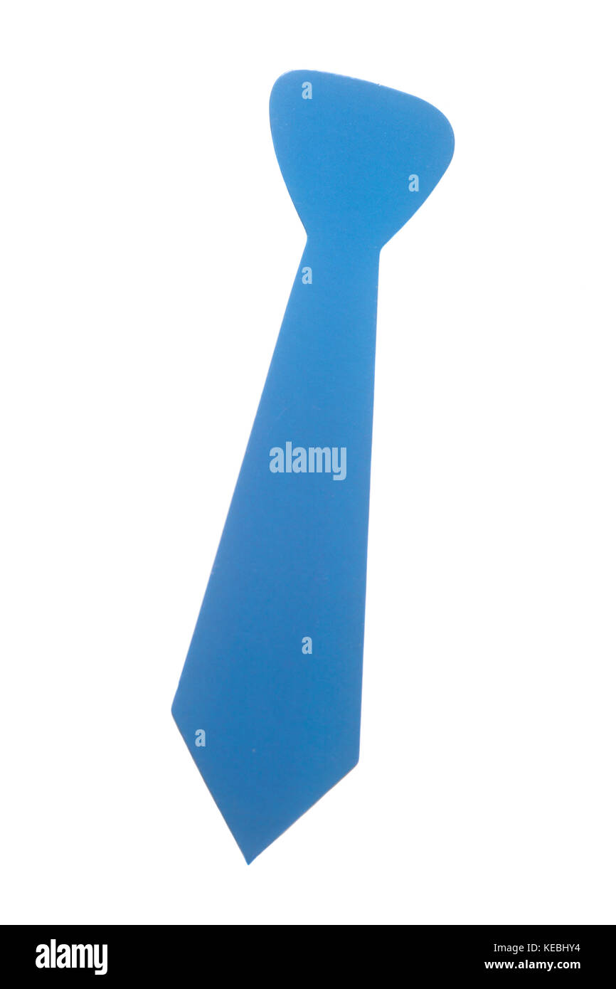 blue tie isolated on white background Stock Photo - Alamy