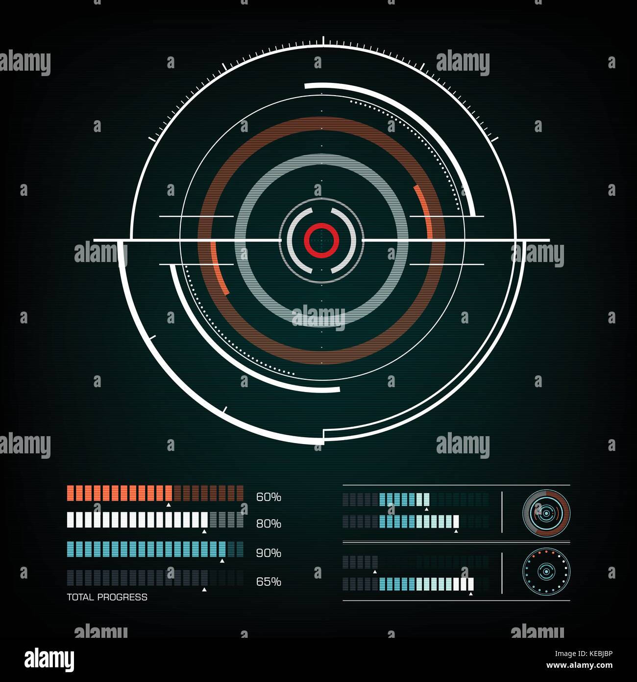 Radar interface UI future design graphic illustration Stock Vector Image & Art Alamy