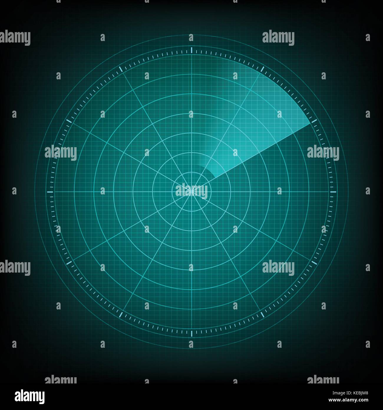 Radar interface UI future design graphic illustration Stock Vector ...
