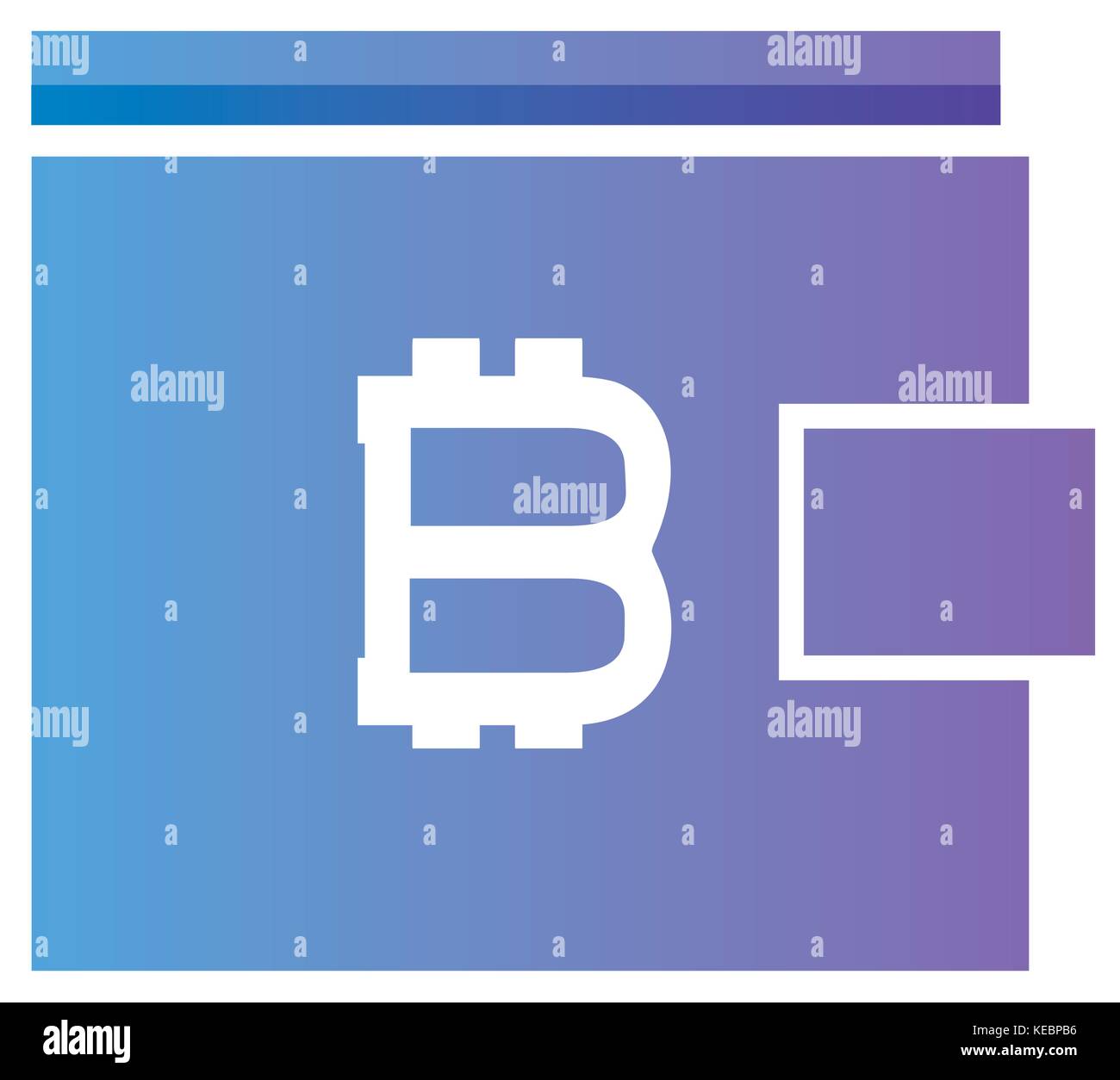 line wallet to save cash money vector illustration Stock Vector Image ...