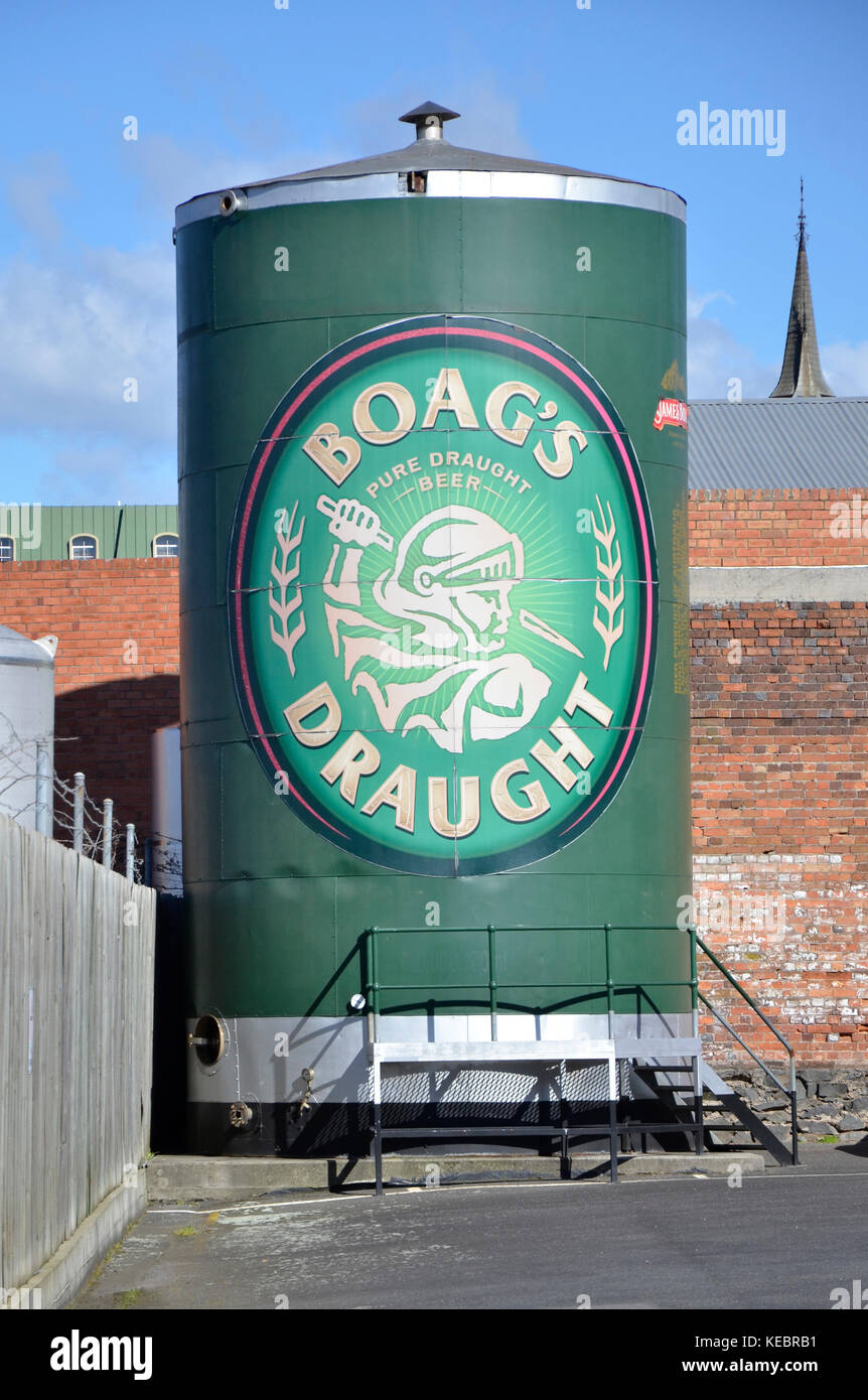 A beer vessel at Boag's Brewery in Launceston, Tasmania, Australia