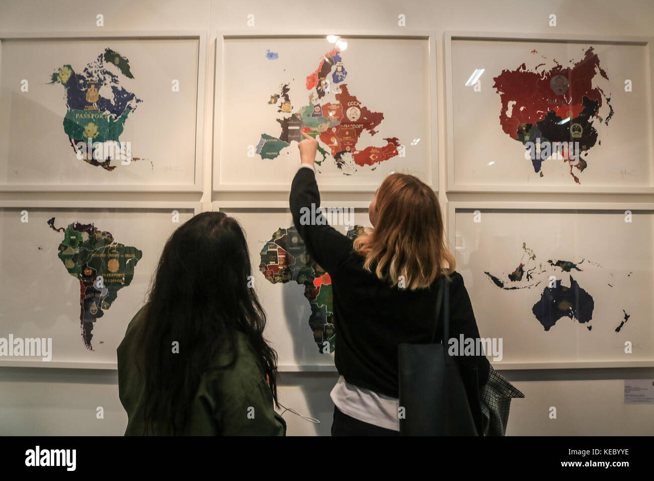 London, UK. 19th Oct, 2017. Mead.Axiom. The Affordable Art fair