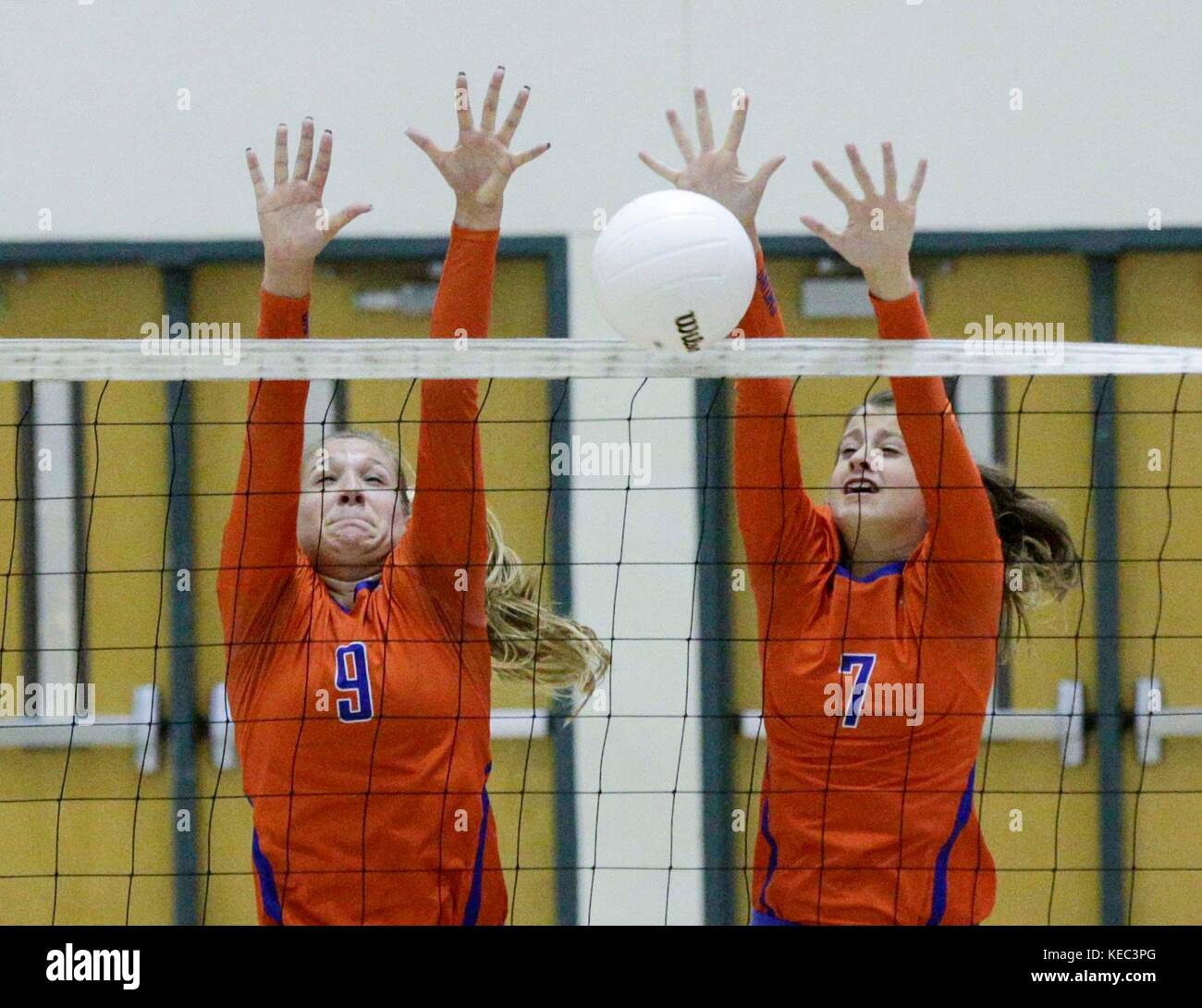 Florida, USA. 19th Oct, 2017. Palm Beach Gardens High School's 9