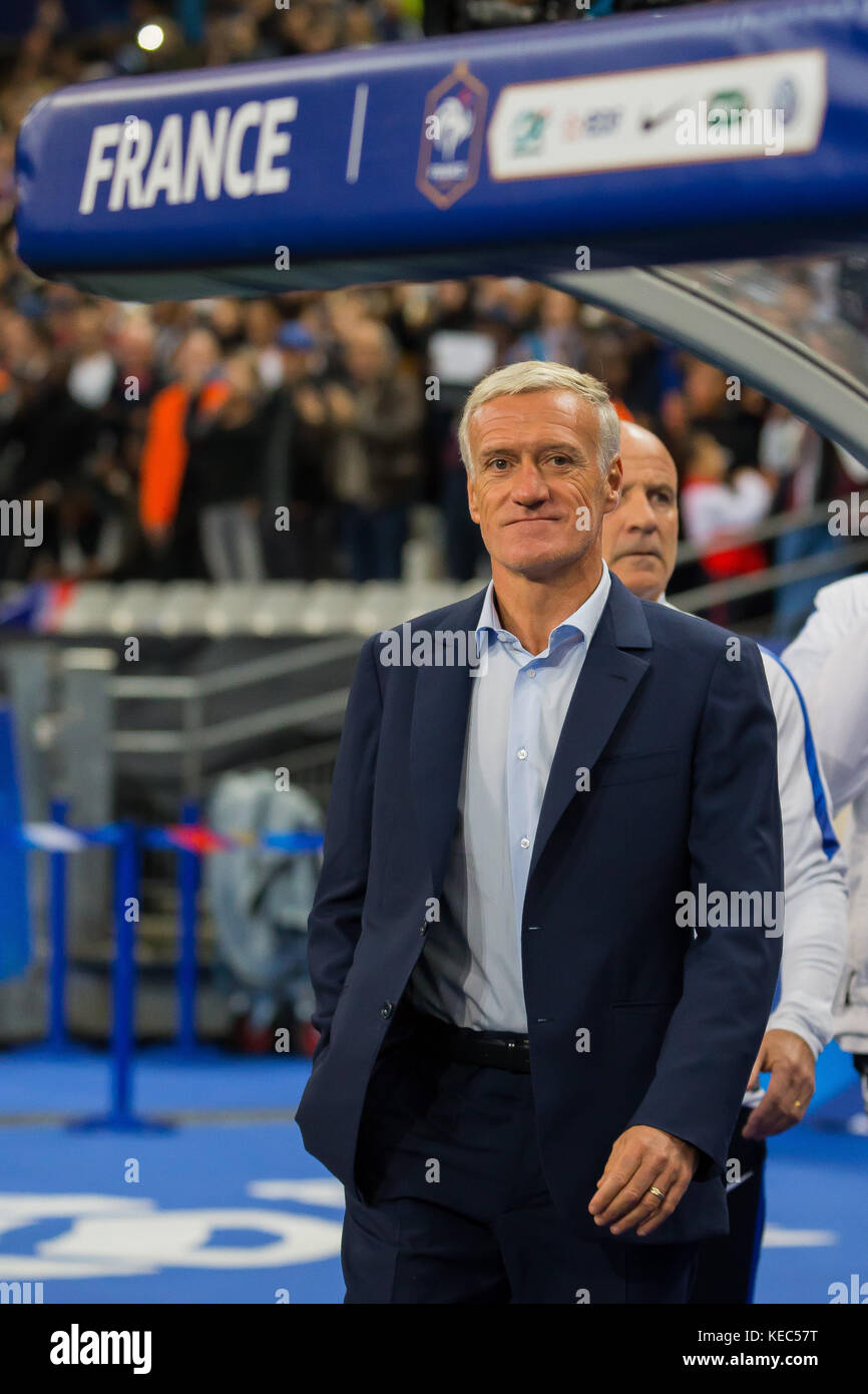 French Coach October 10, 2017 - Saint-Denis, France - French's coach Didier ...