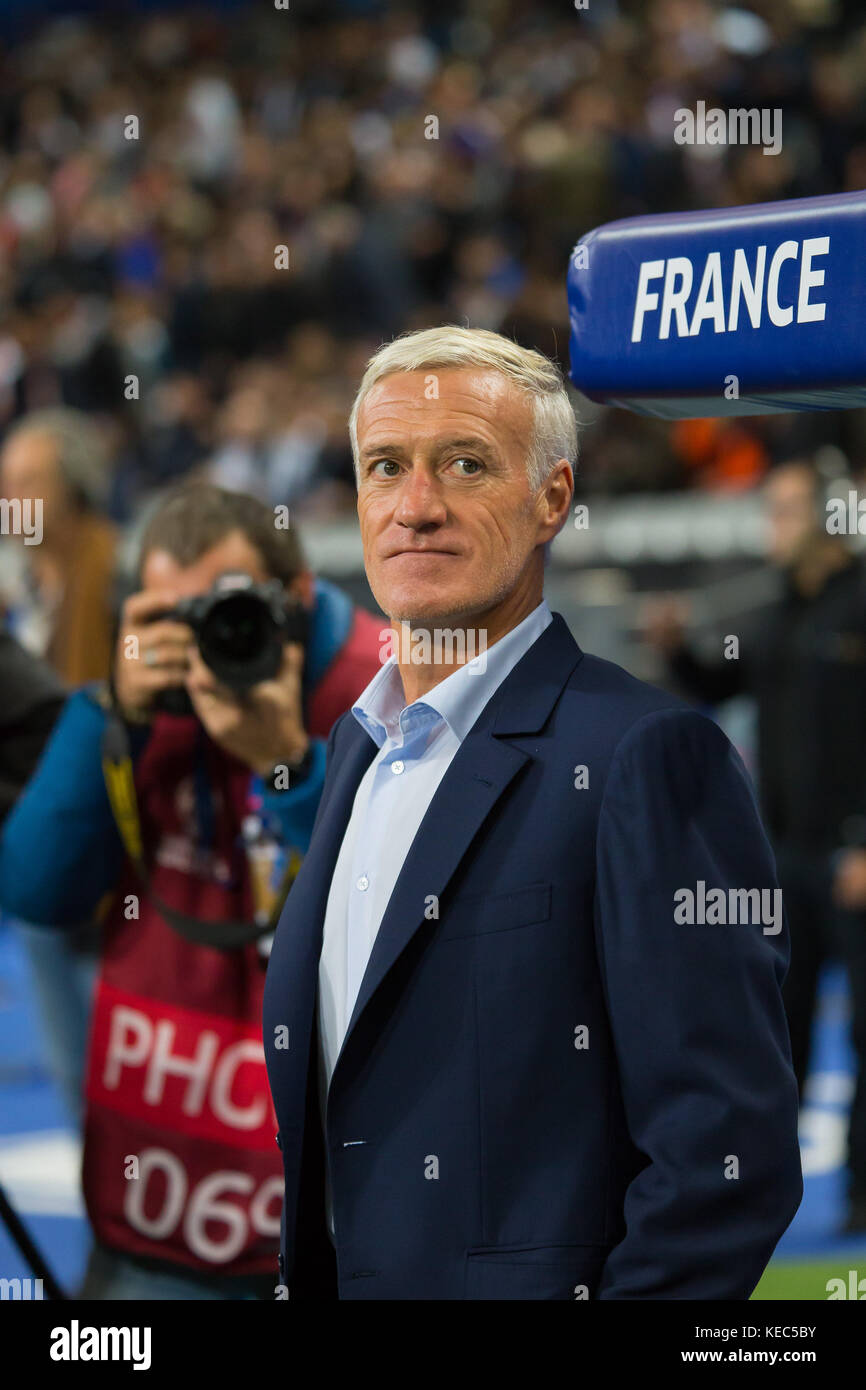 French Coach October 10, 2017 - Saint-Denis, France - French's coach Didier ...