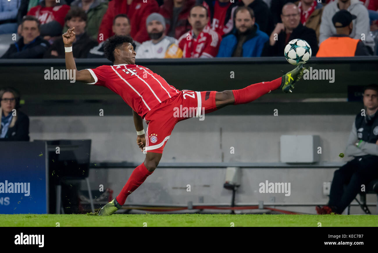 Munich's David Alaba in action during the UEFA Champions League soccer