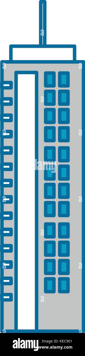 futuristic building isolated icon vector illustration design Stock ...