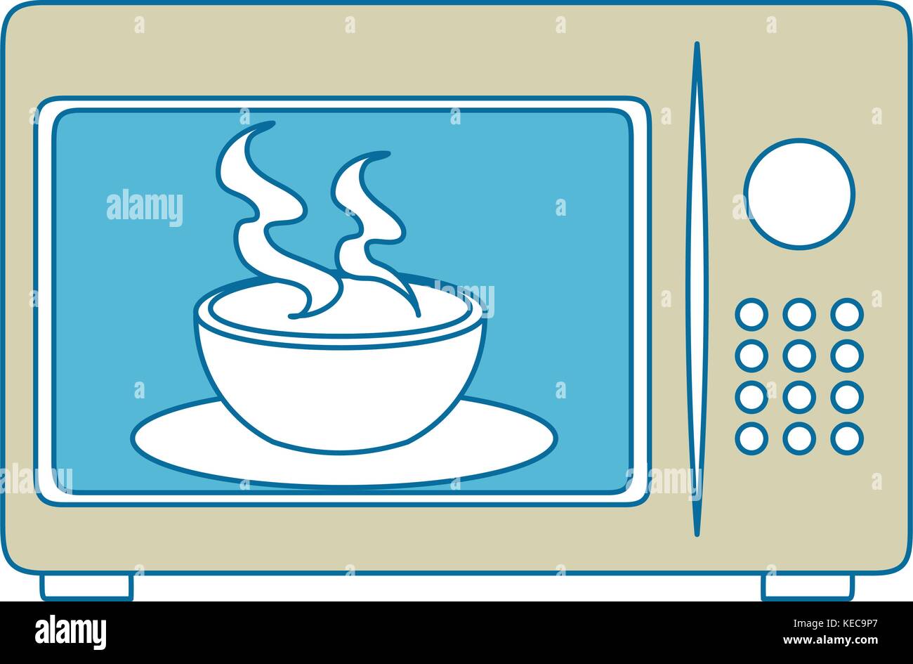 A microwave is placed vector image on VectorStock  Cute drawings, Art  classroom management, Illustration art