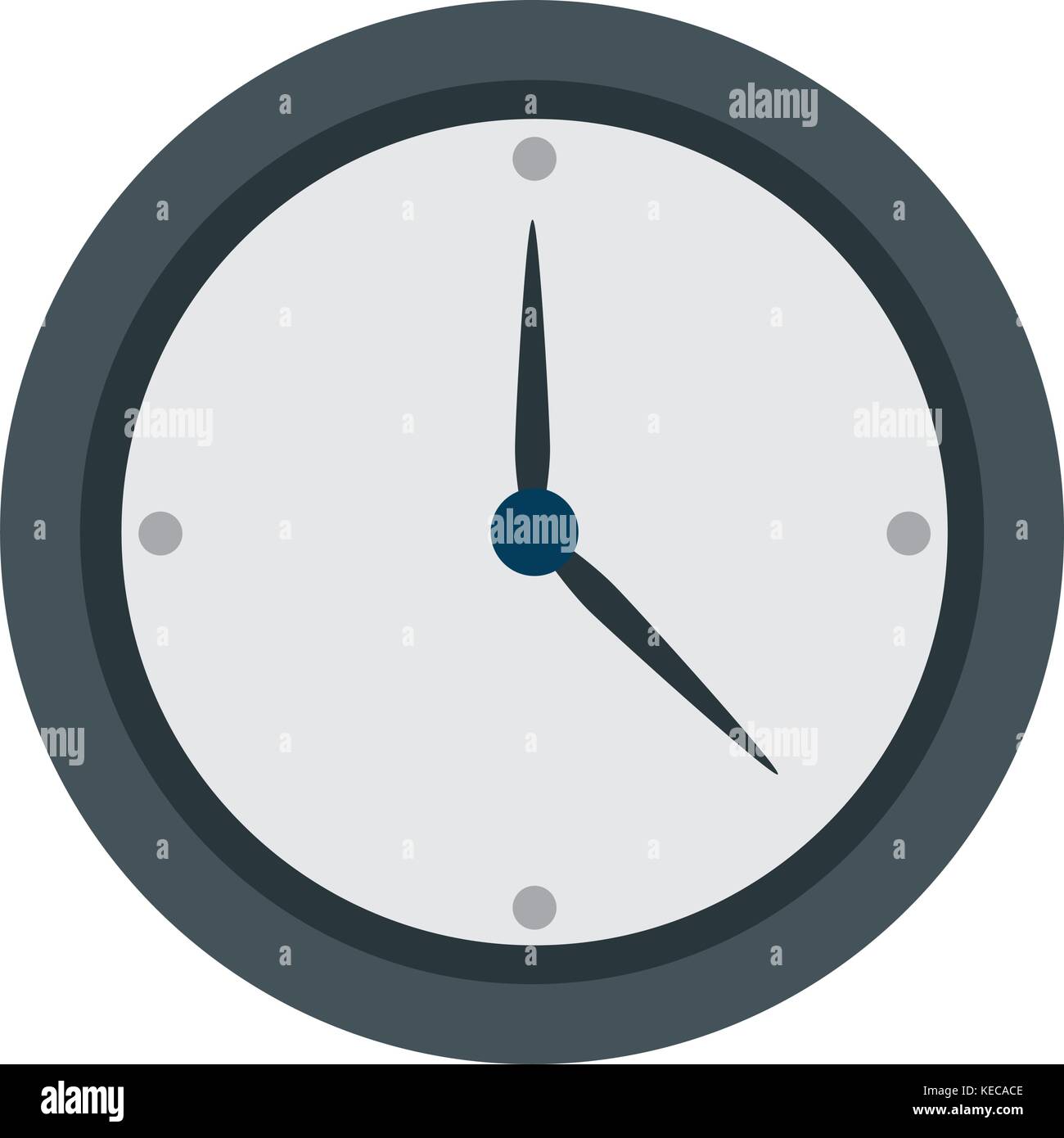 time clock isolated icon Stock Vector Image & Art - Alamy