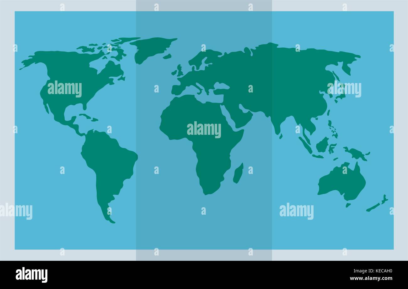 world map paper icon Stock Vector Image & Art - Alamy