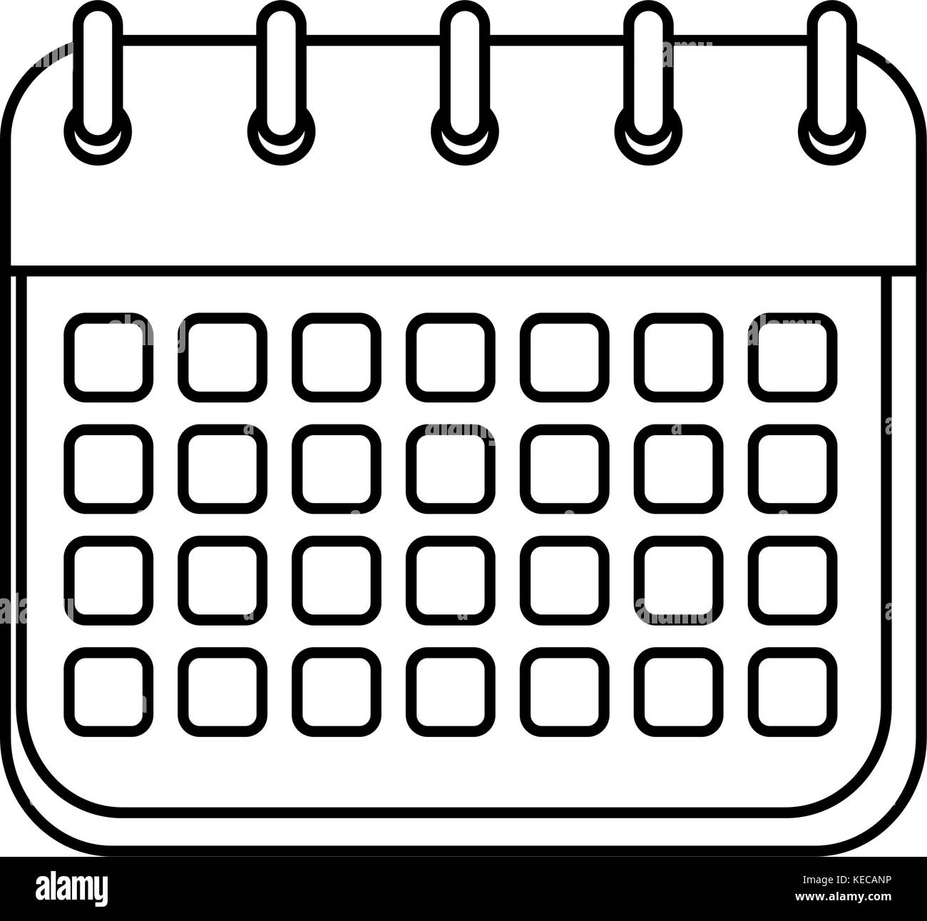 calendar reminder isolated icon Stock Vector Image & Art - Alamy