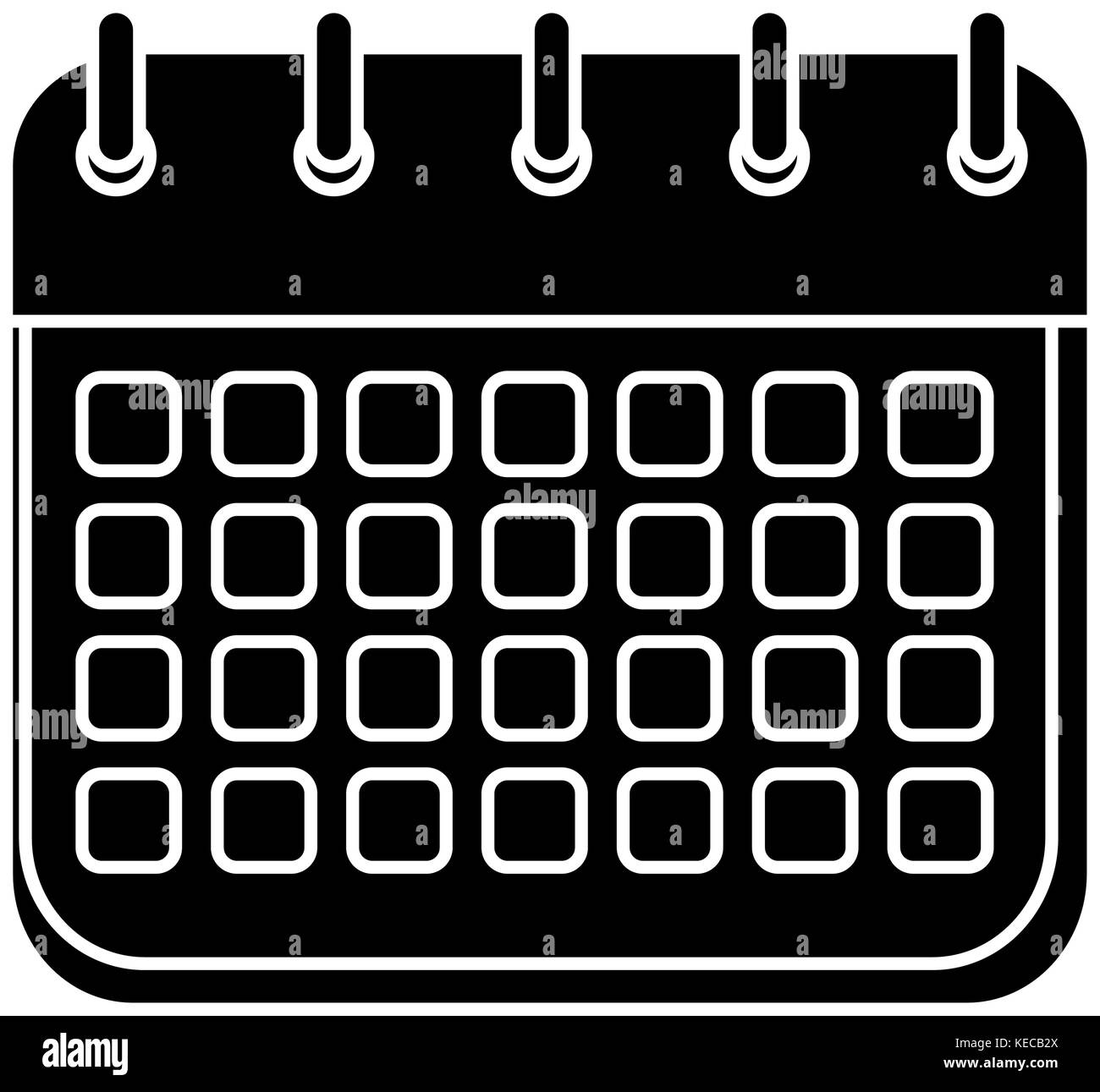 calendar reminder isolated icon Stock Vector Image & Art - Alamy