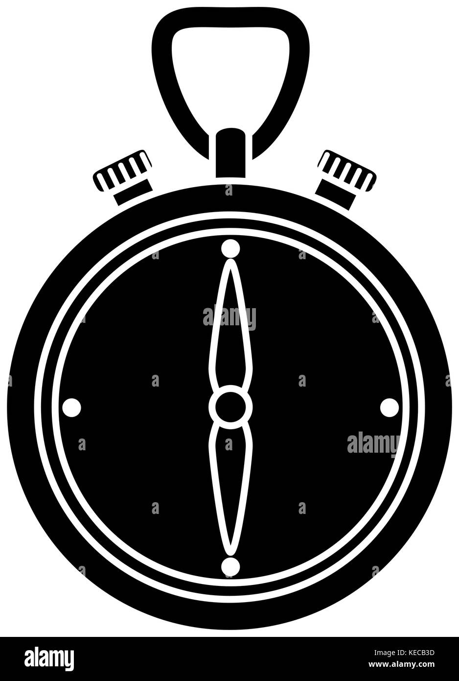 chronometer timer isolated icon Stock Vector Image & Art - Alamy