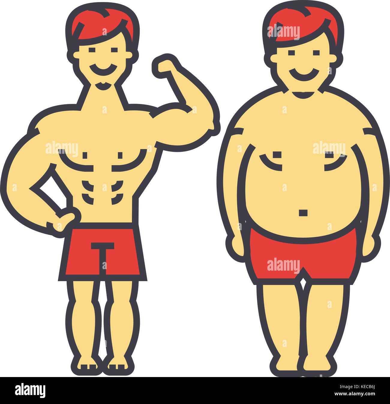 Cartoons Fat Burn Before After