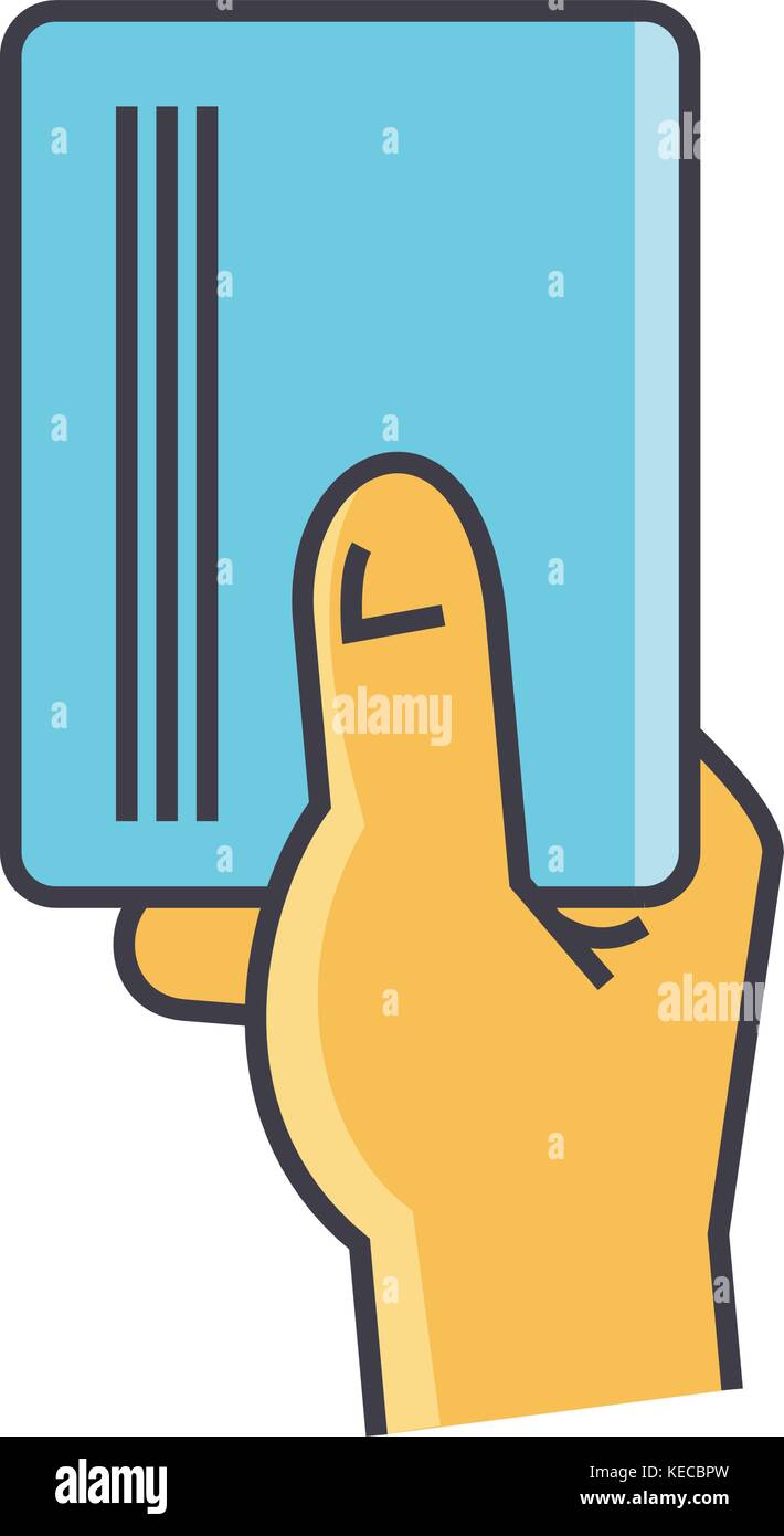 Businessman hand holding empty blank paper or visit card concept Stock ...