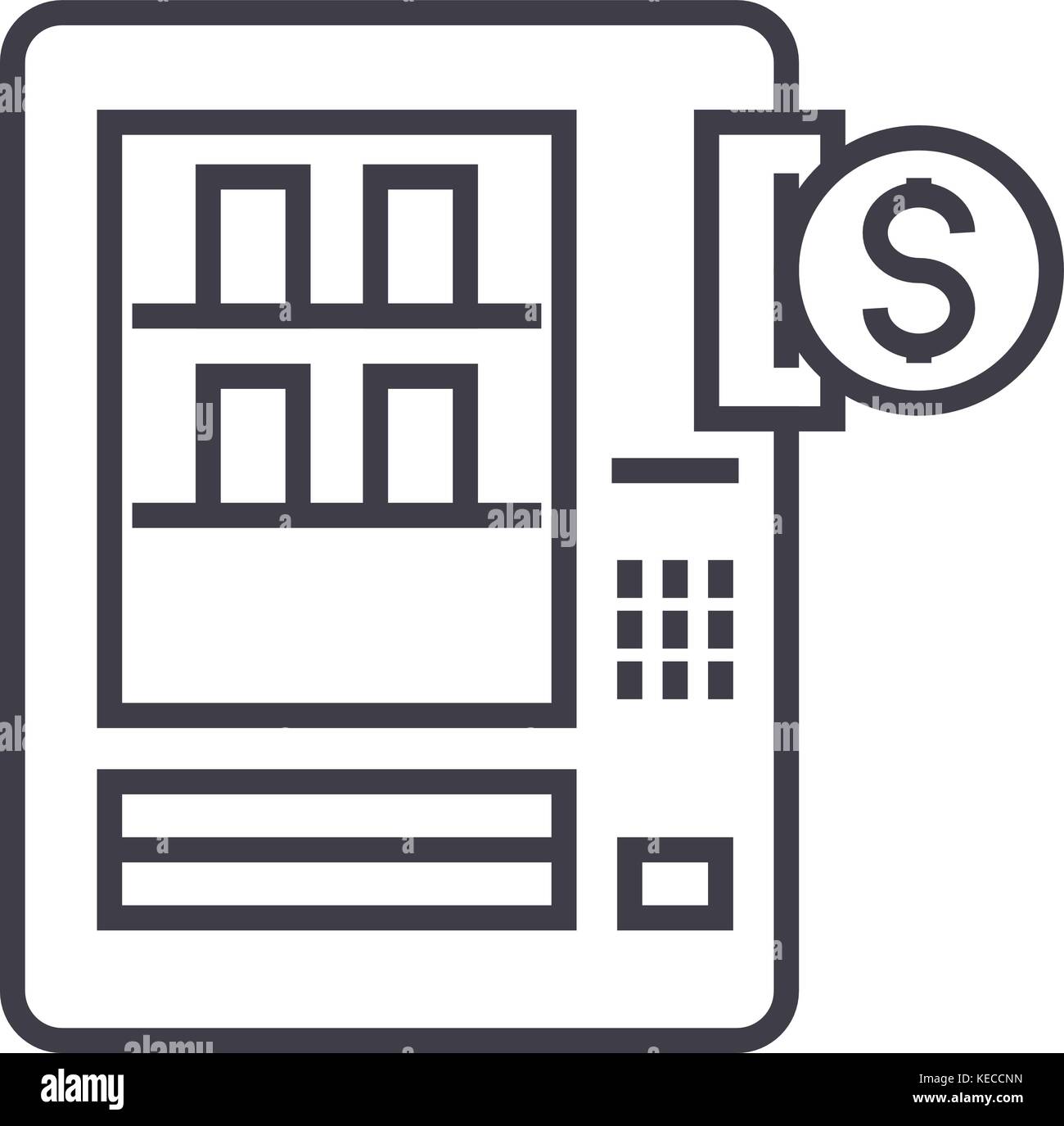 Ticket machine ticket machines Stock Vector Images - Alamy