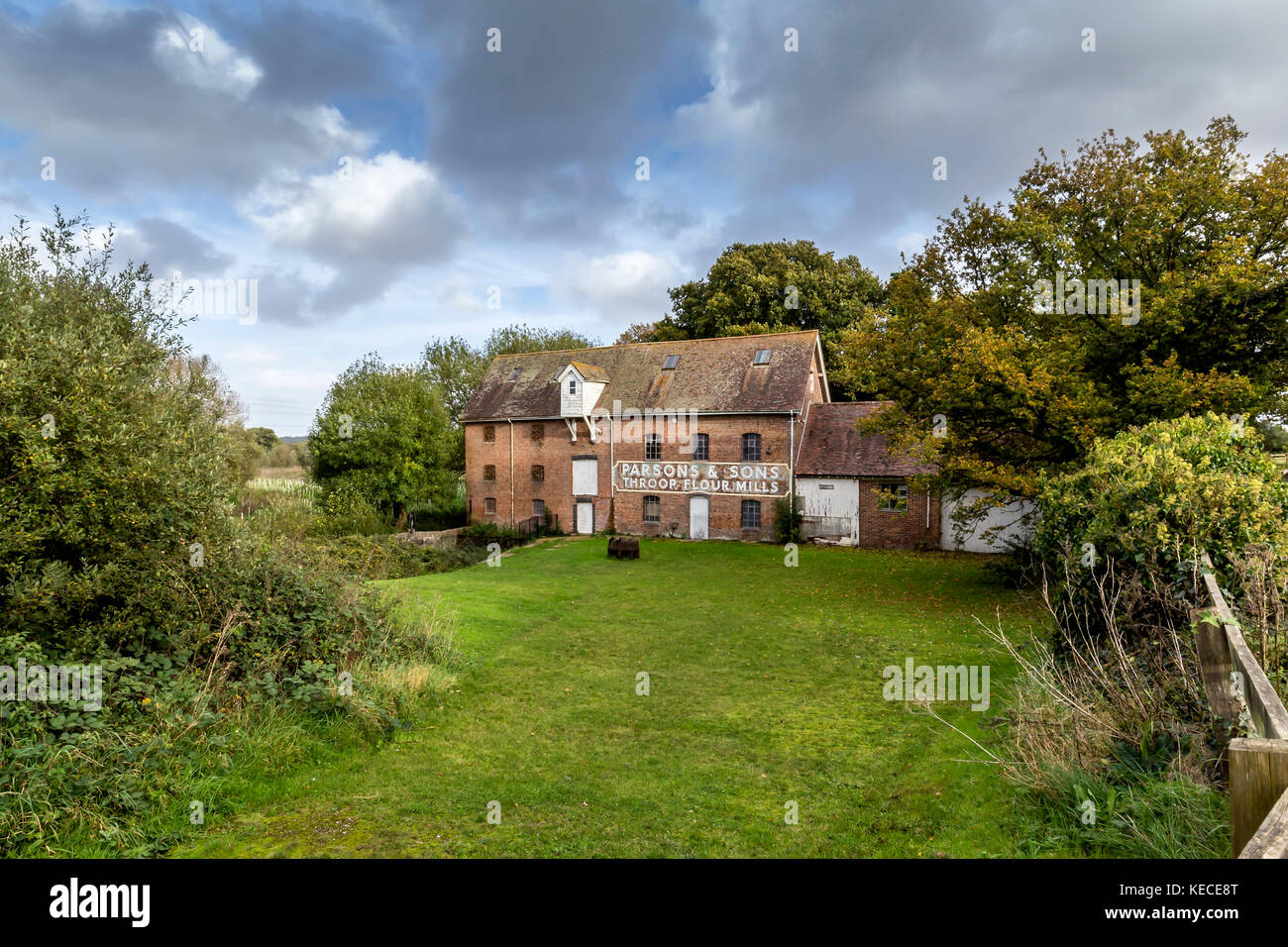 THROOP MILL, BOURNEMOUTH, a Grade II listed building Stock Photo