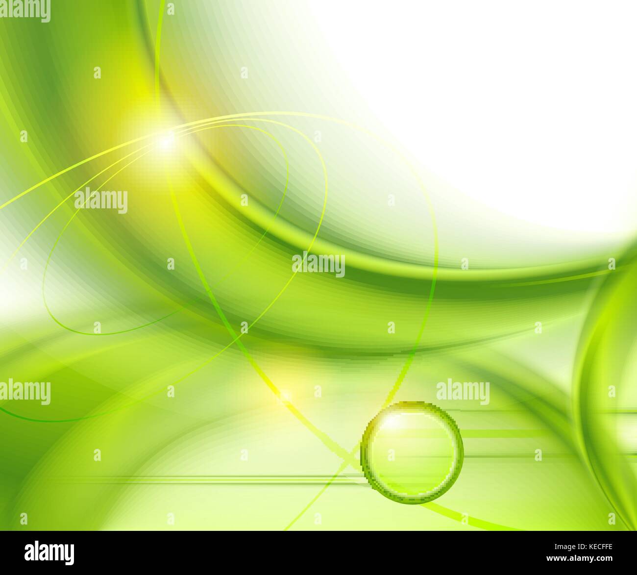 Abstract green background Stock Vector