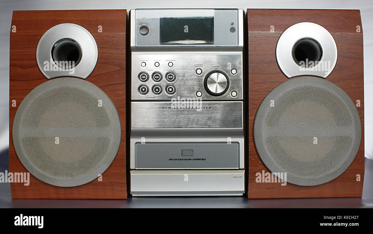 compact stereo Stock Photo