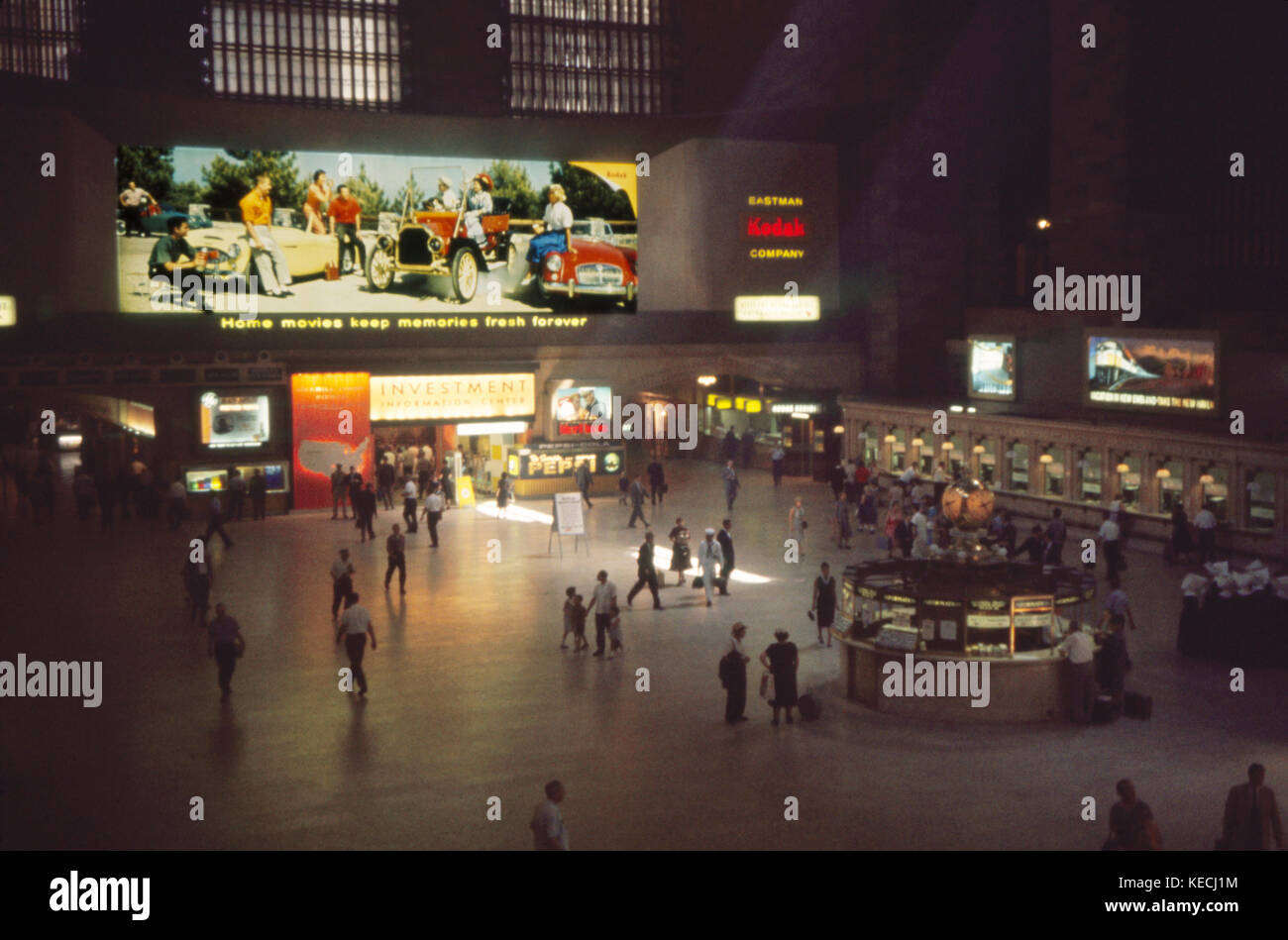 Grand Central Terminal, Main Concourse, New York City, New York, USA, July 1961 Stock Photo