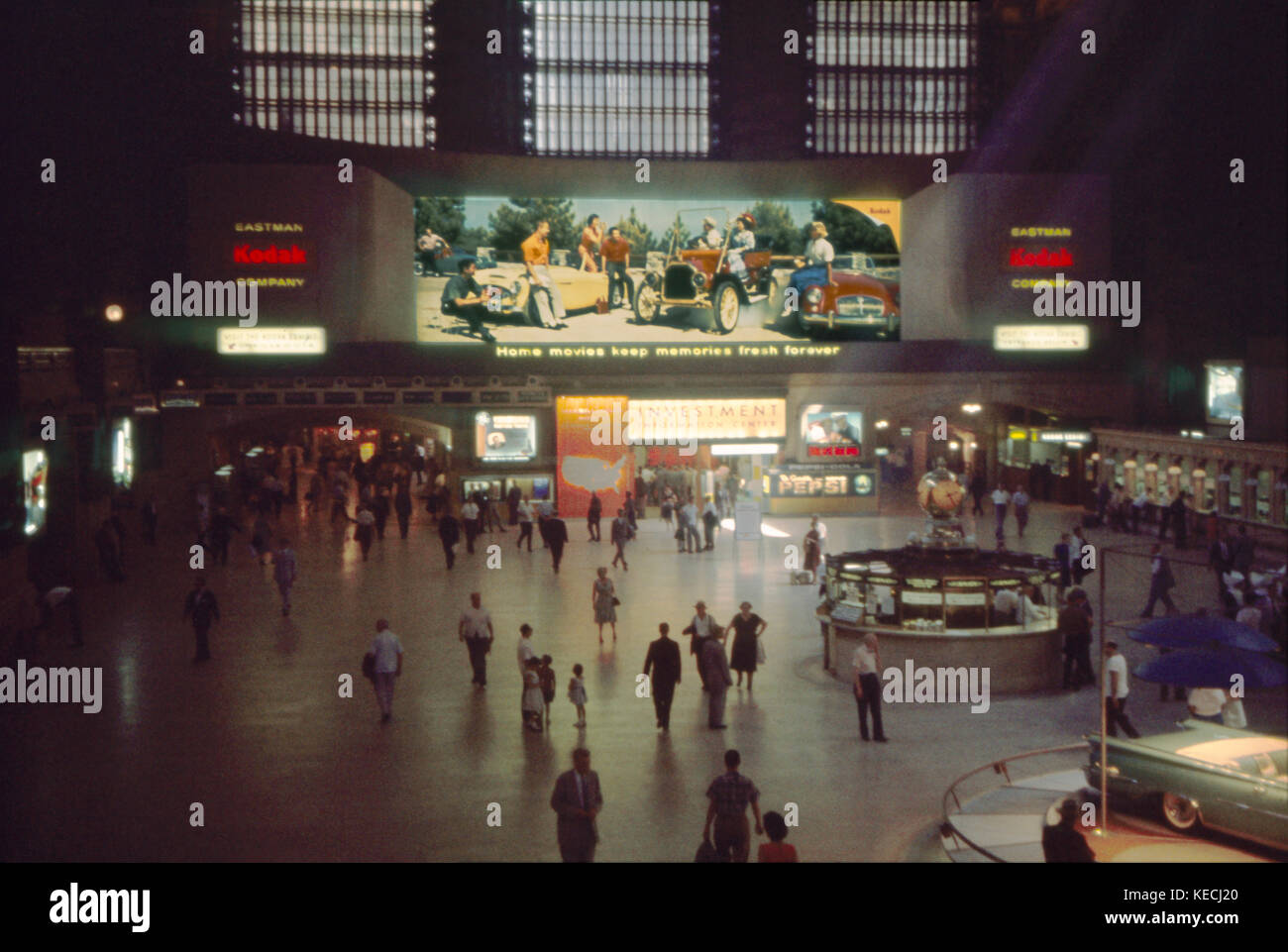 Grand Central Terminal, Main Concourse, New York City, New York, USA, July 1961 Stock Photo