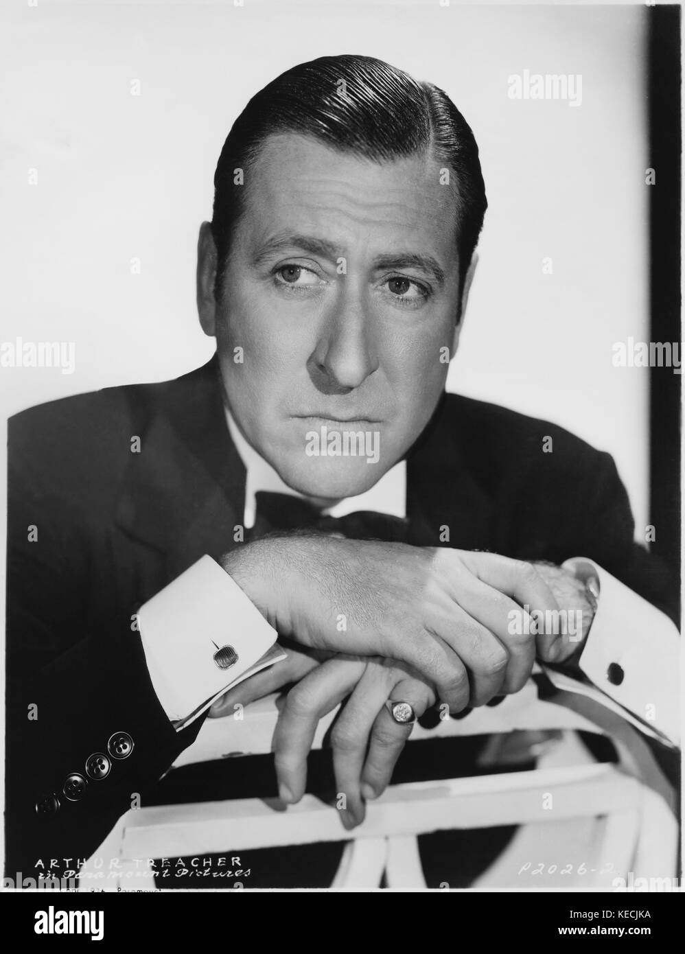 Arthur Treacher, Publicity Portrait for the Film, 'Anything Goes', Paramount Pictures, 1936 Stock Photo