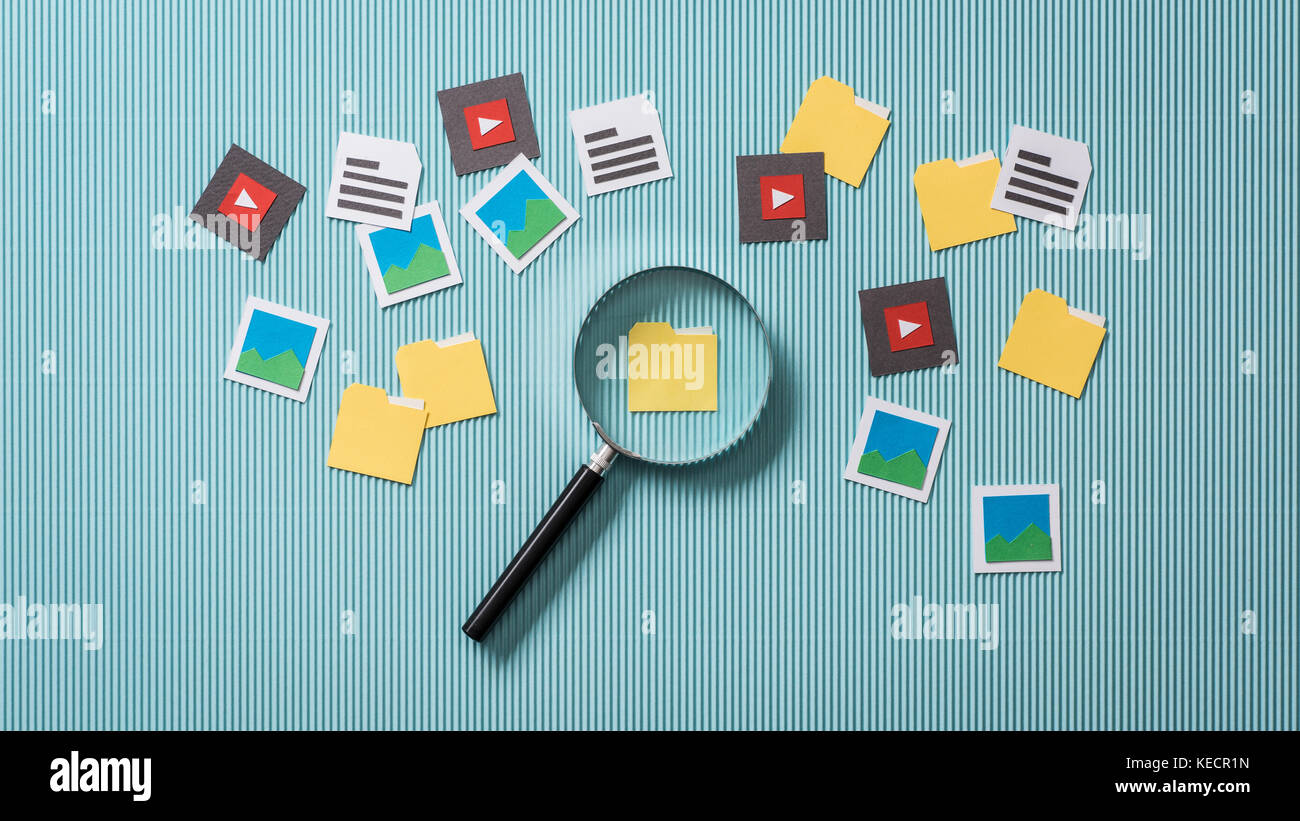 Folder icons file management hi-res stock photography and images - Alamy