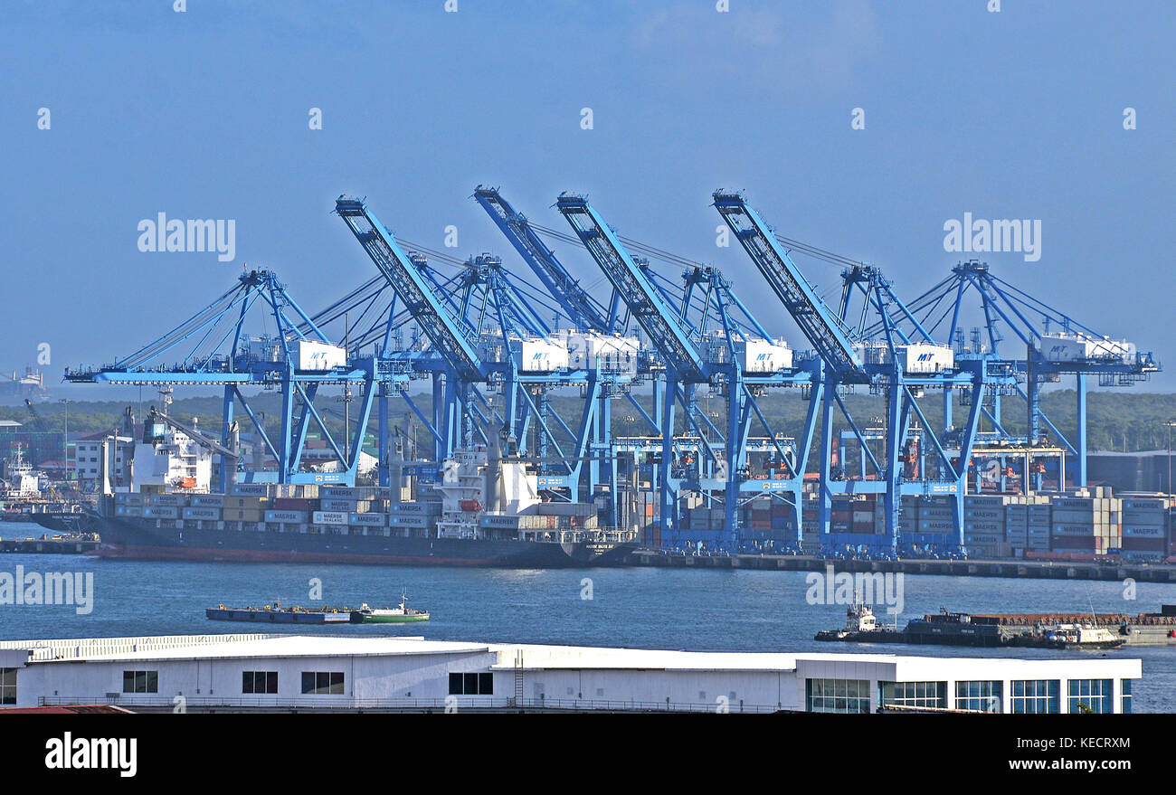 Port of Colon, Republic of Panama Stock Photo