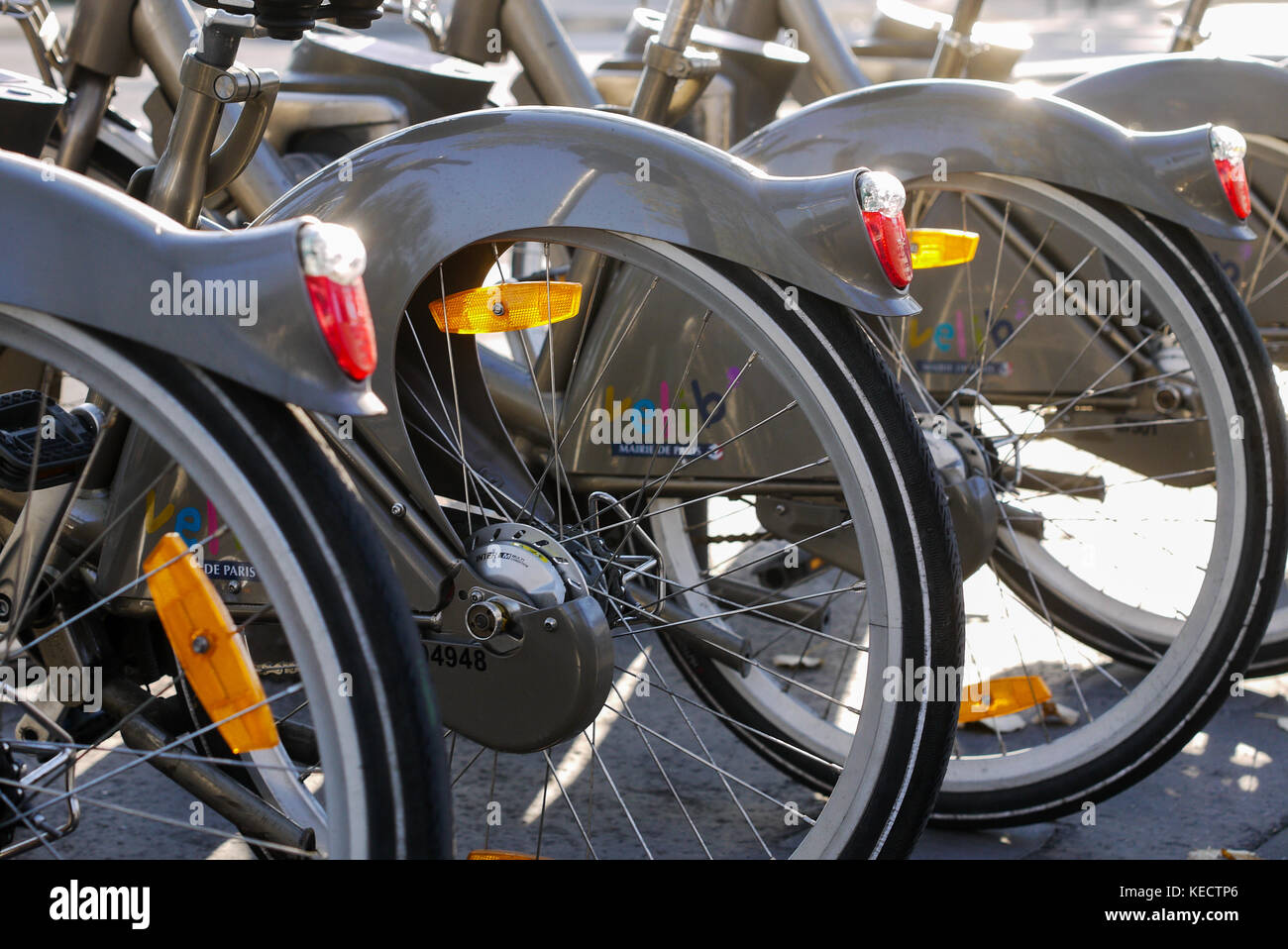 Velib in Paris, France Stock Photo - Alamy