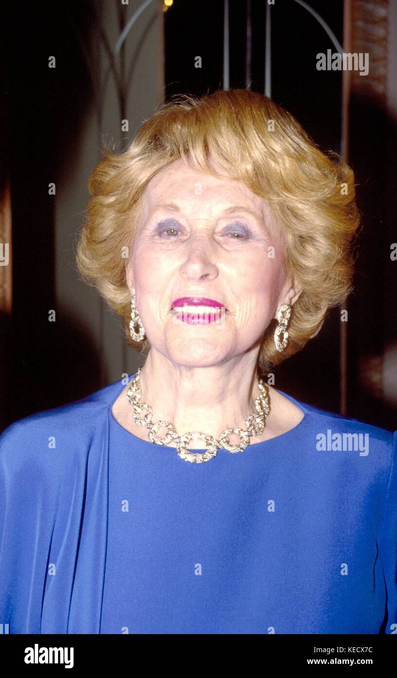 Estee Lauder, founder of the famous Beauty Empire, who died on