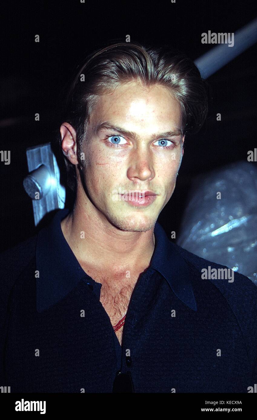 Jason Lewis at Men's Fashion Week (Calvin Klein).  July 23, 1996.  © RTTalesnick /MediaPunch Stock Photo