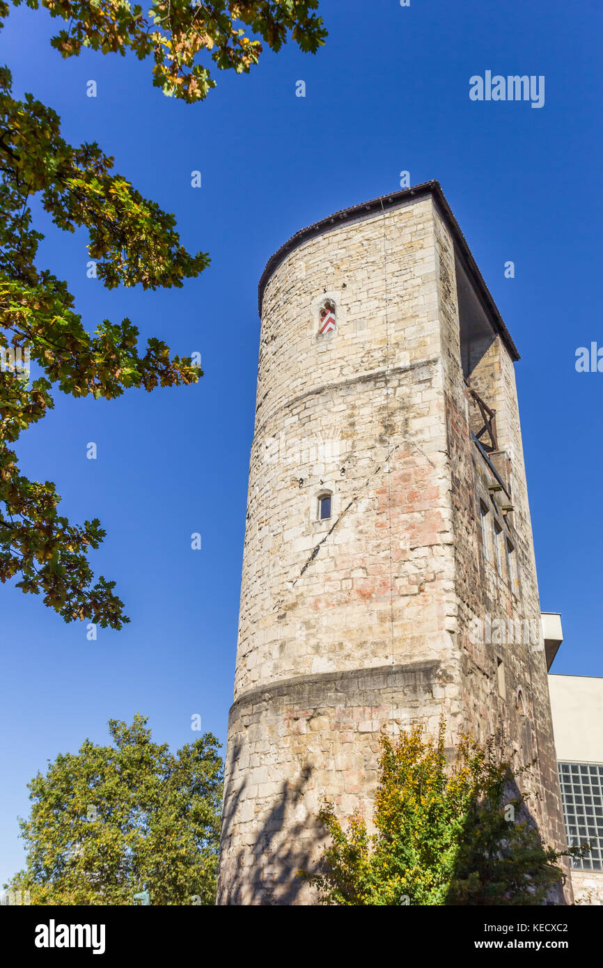 Medieval defense tower Beginenturm in Hannover, Germany Stock Photo