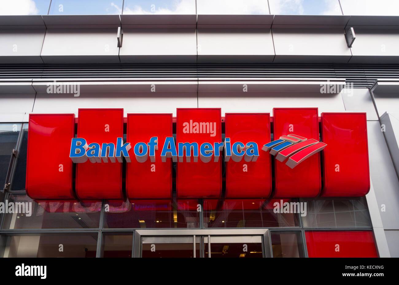 bank of america nyc Stock Photo