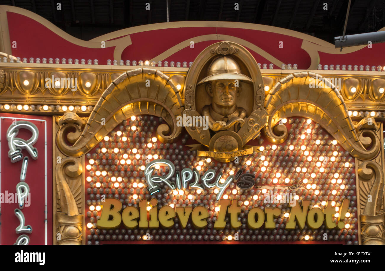 Ripley's believe it or not curiosities NYC Stock Photo