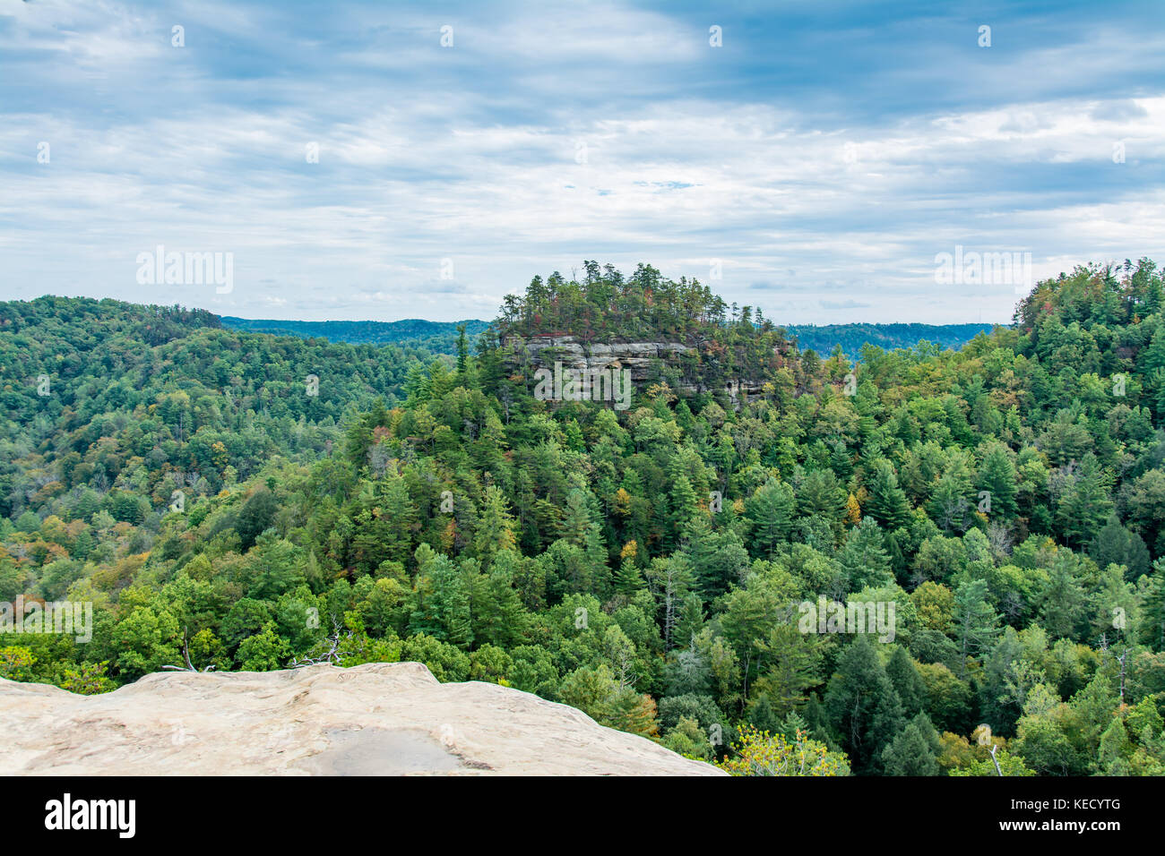 Natural Bridge State Resort Park in Kentucky USA Stock Photo