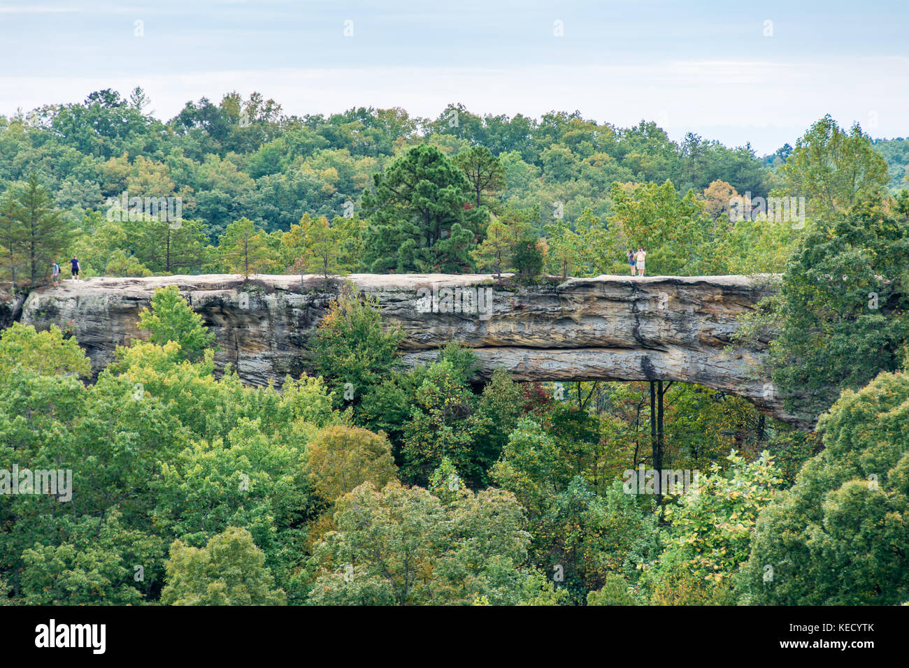 Natural Bridge State Resort Park in Kentucky USA Stock Photo