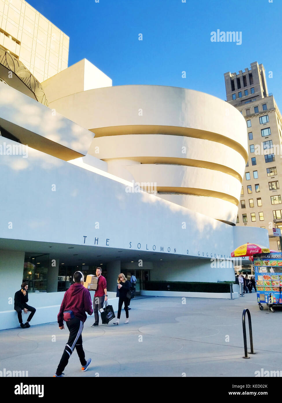 The Solomon R. Guggenheim Museum, New York City Stock Photo