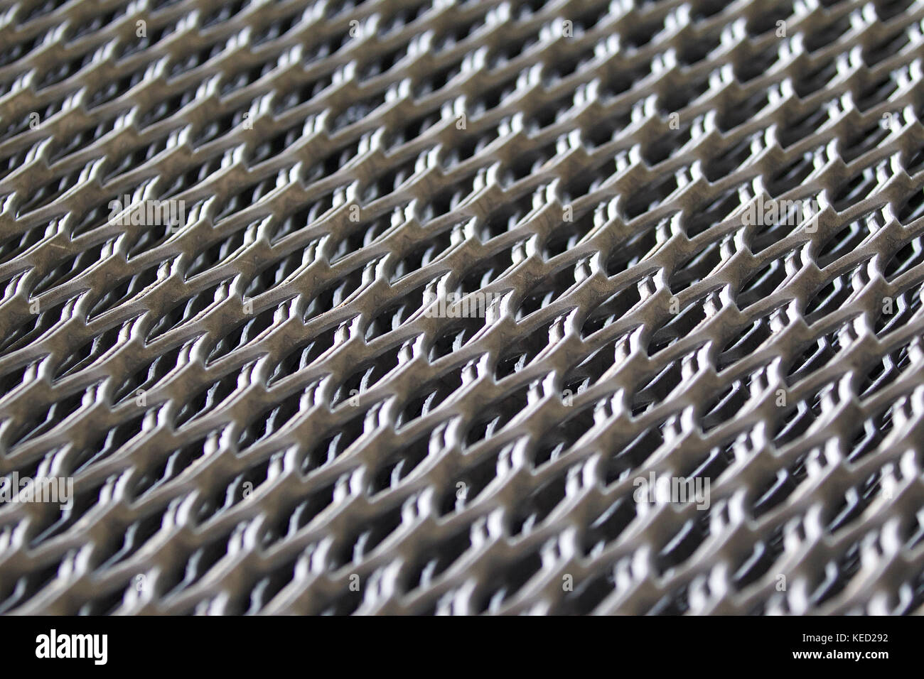 Structure of the corrugated metal sheet after grinding Stock Photo - Alamy