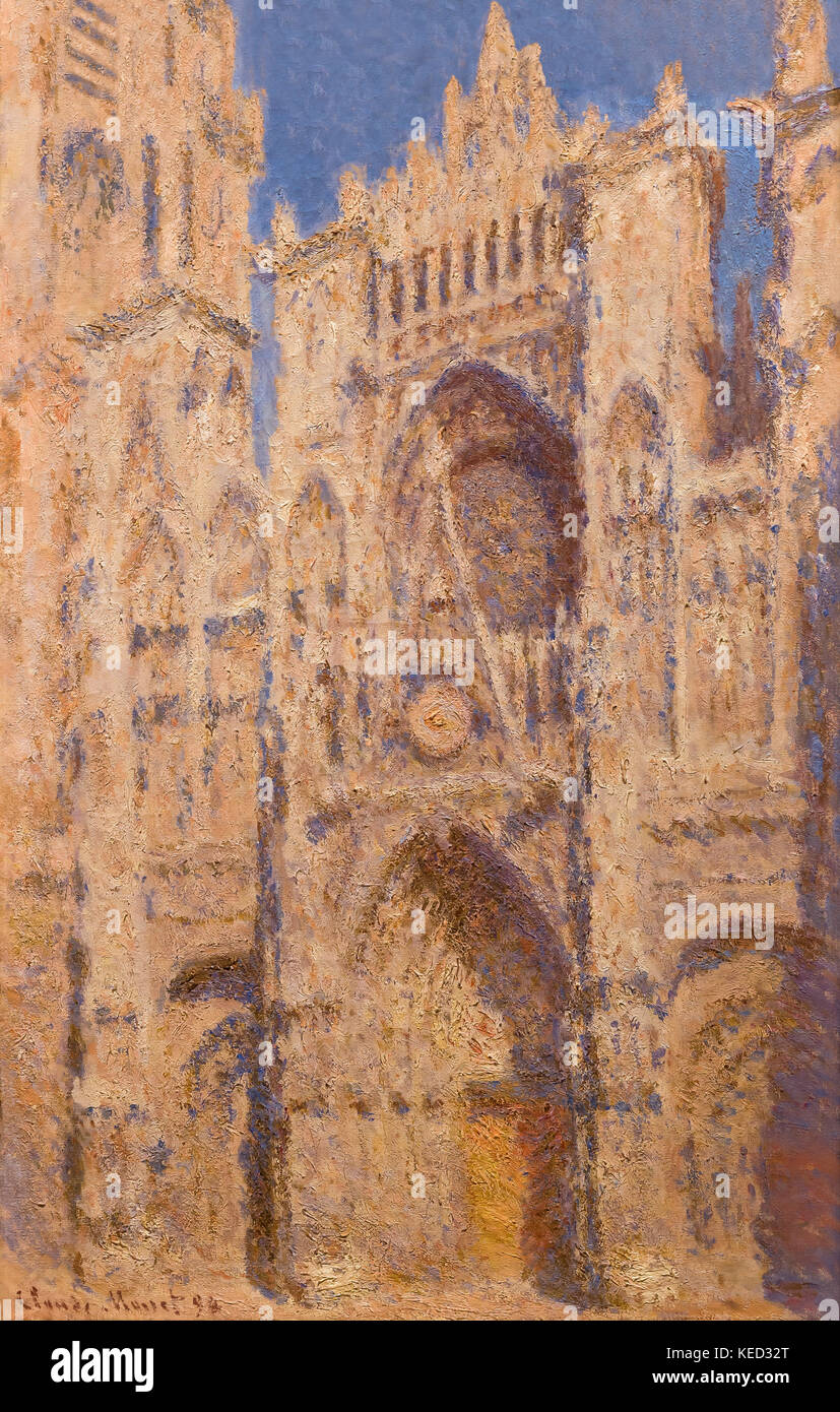 Rouen cathedral monet hi-res stock photography and images