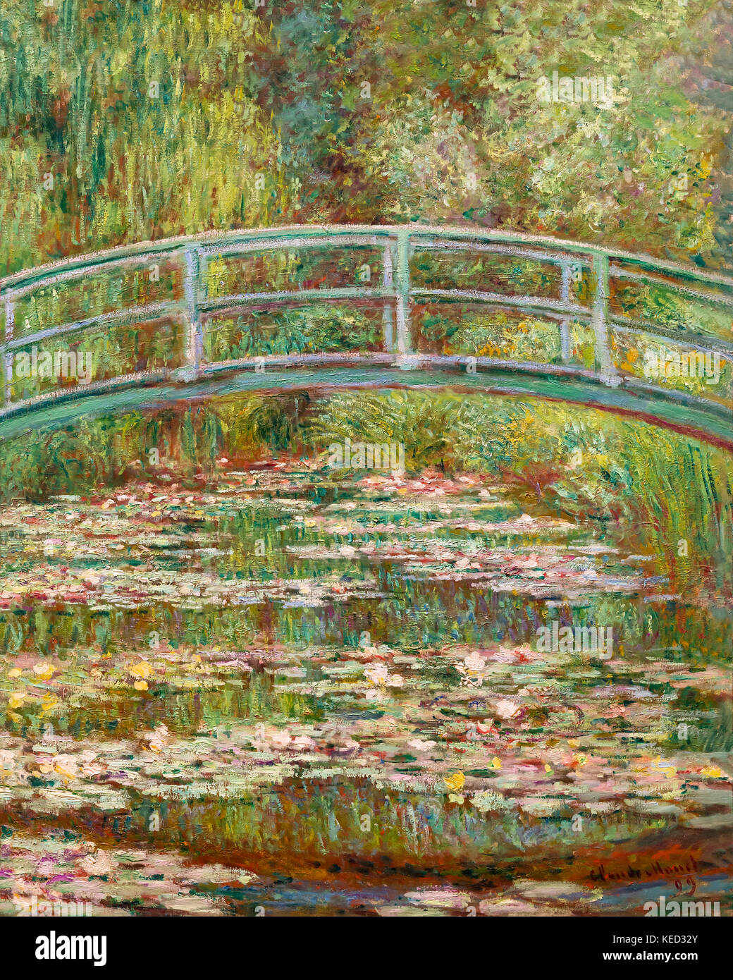美品　Claude Monet 【arched bridge】 Claude Monet “Japanese Bridge”｜ Claude Monet Collections