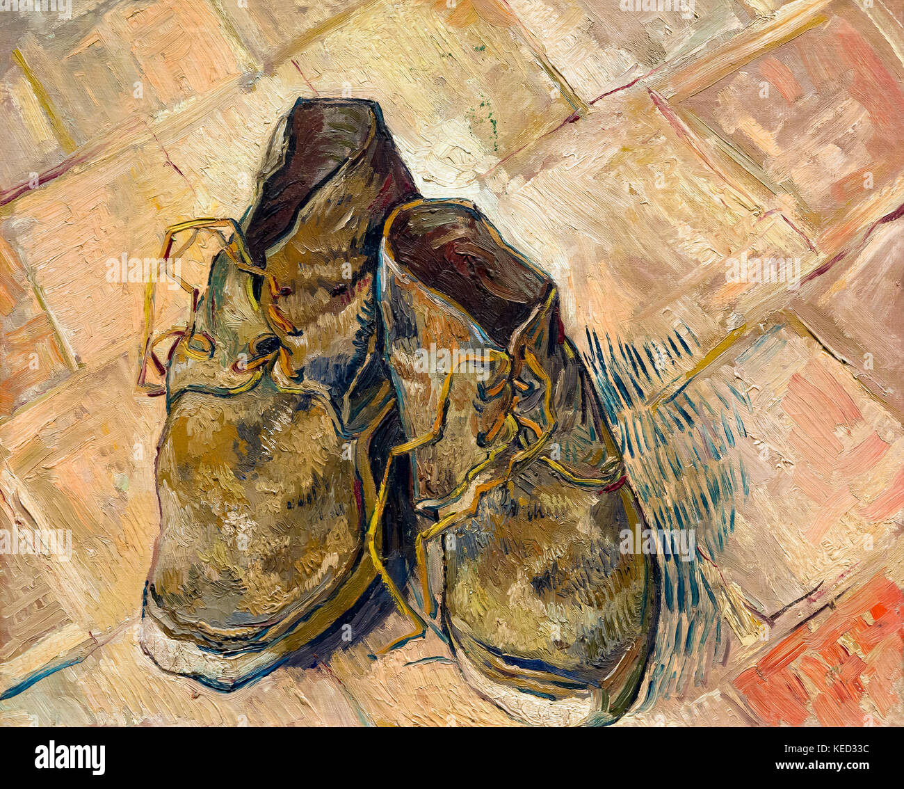Shoes, Vincent van Gogh, 1888, Metropolitan Museum of Art, Manhattan, New  York City, USA, North America Stock Photo - Alamy