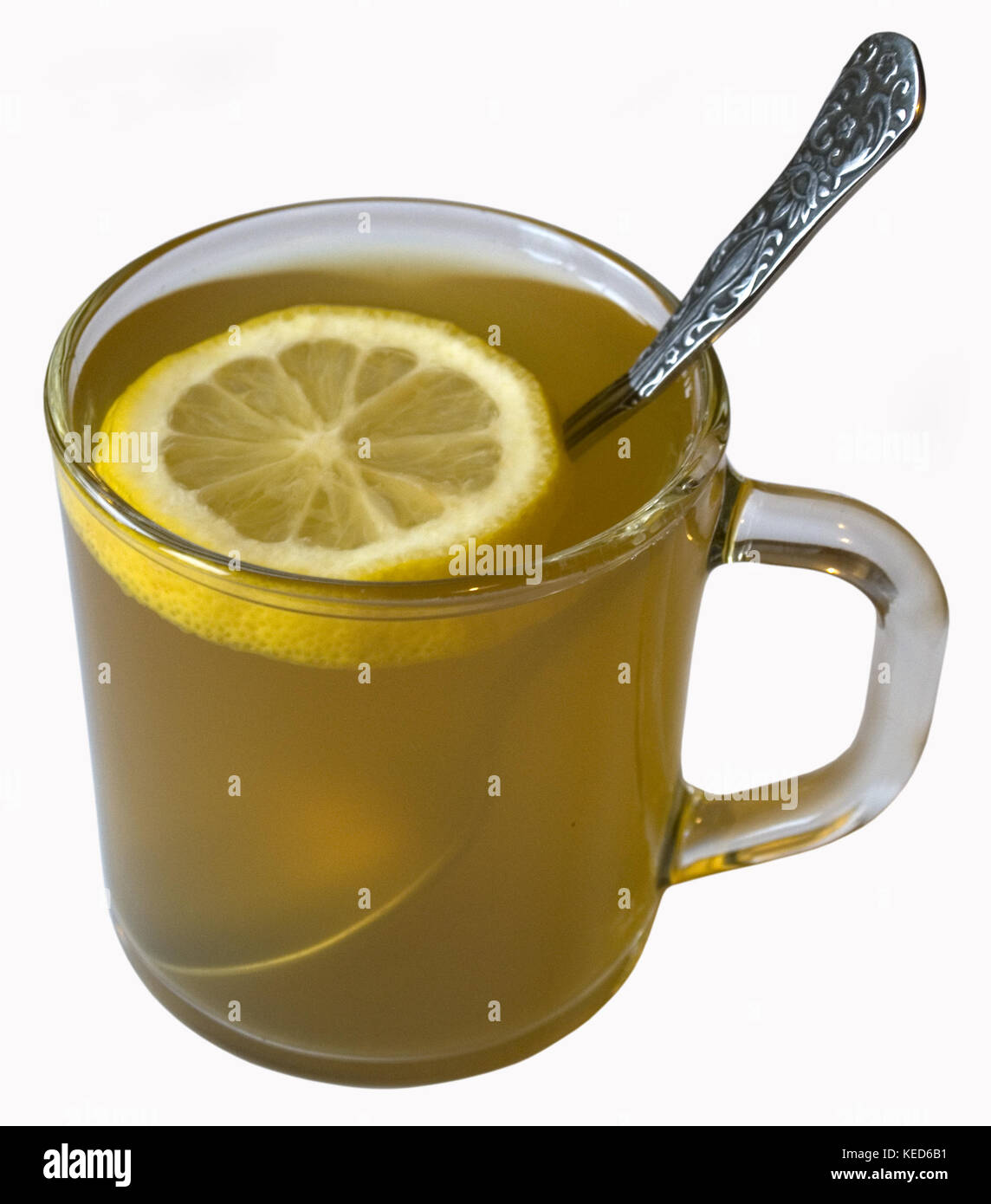 Green tea with lemon Stock Photo Alamy