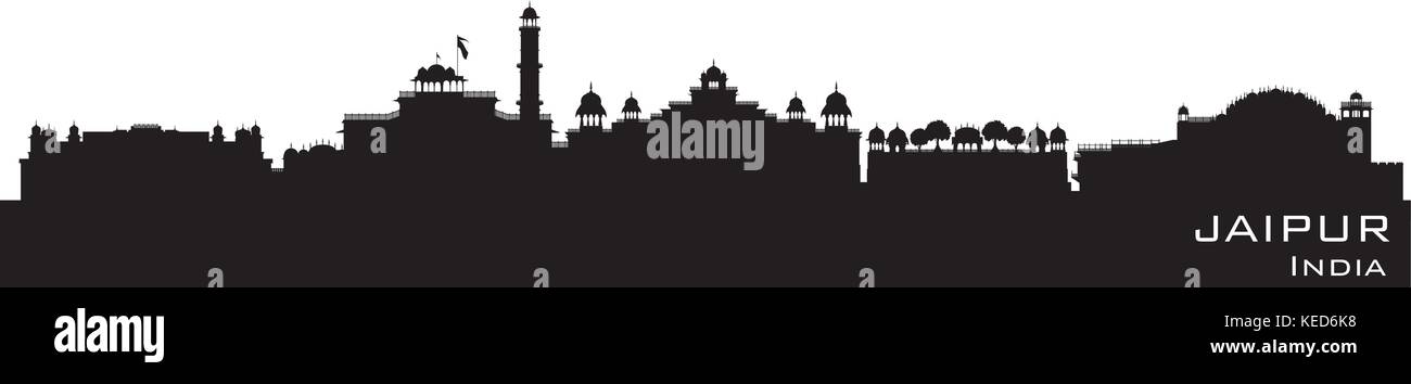 Jaipur exterior india Stock Vector Images - Alamy