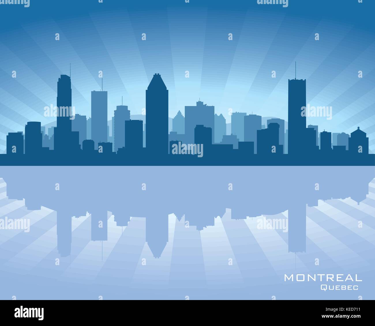Canada quebec montreal downtown Stock Vector Images - Alamy