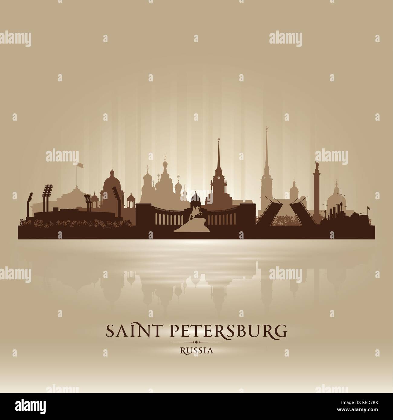очертания питера. силуэты достопримечательностей спб. петропавловская крепость силуэт вектор. силуэт дворцовый мост адмиралтейства санкт-петербурга. санкт-петербург вектор.