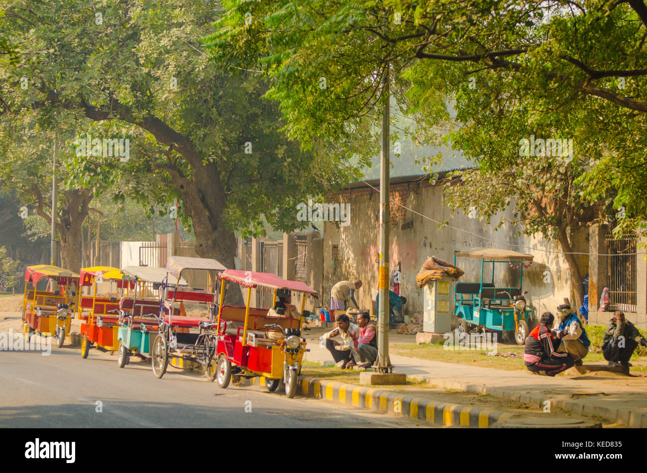 New Delhi Scenery Stock Photo