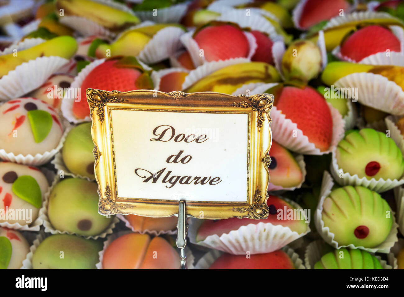 Lisbon Portugal Rossio Square Pedro Iv Square Cafe Gelo Bakery Cafe Algarvian Candies Doce Do Algarve Sweets Regional Recipe Marzipan Cookies Hispanic Stock Photo Alamy