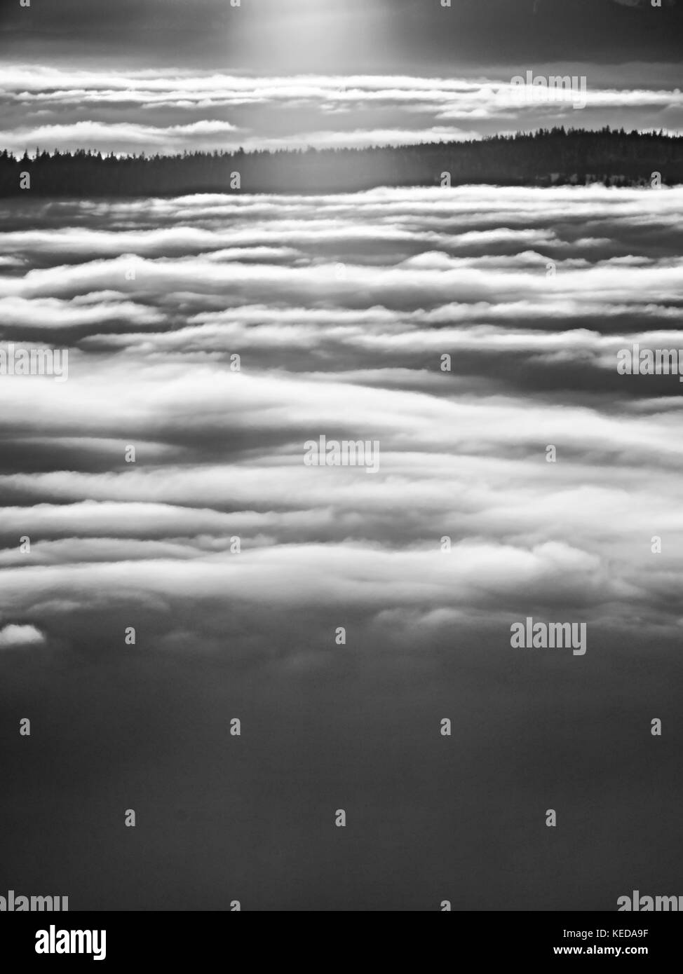 Creamy fog Black and White Stock Photos & Images - Alamy